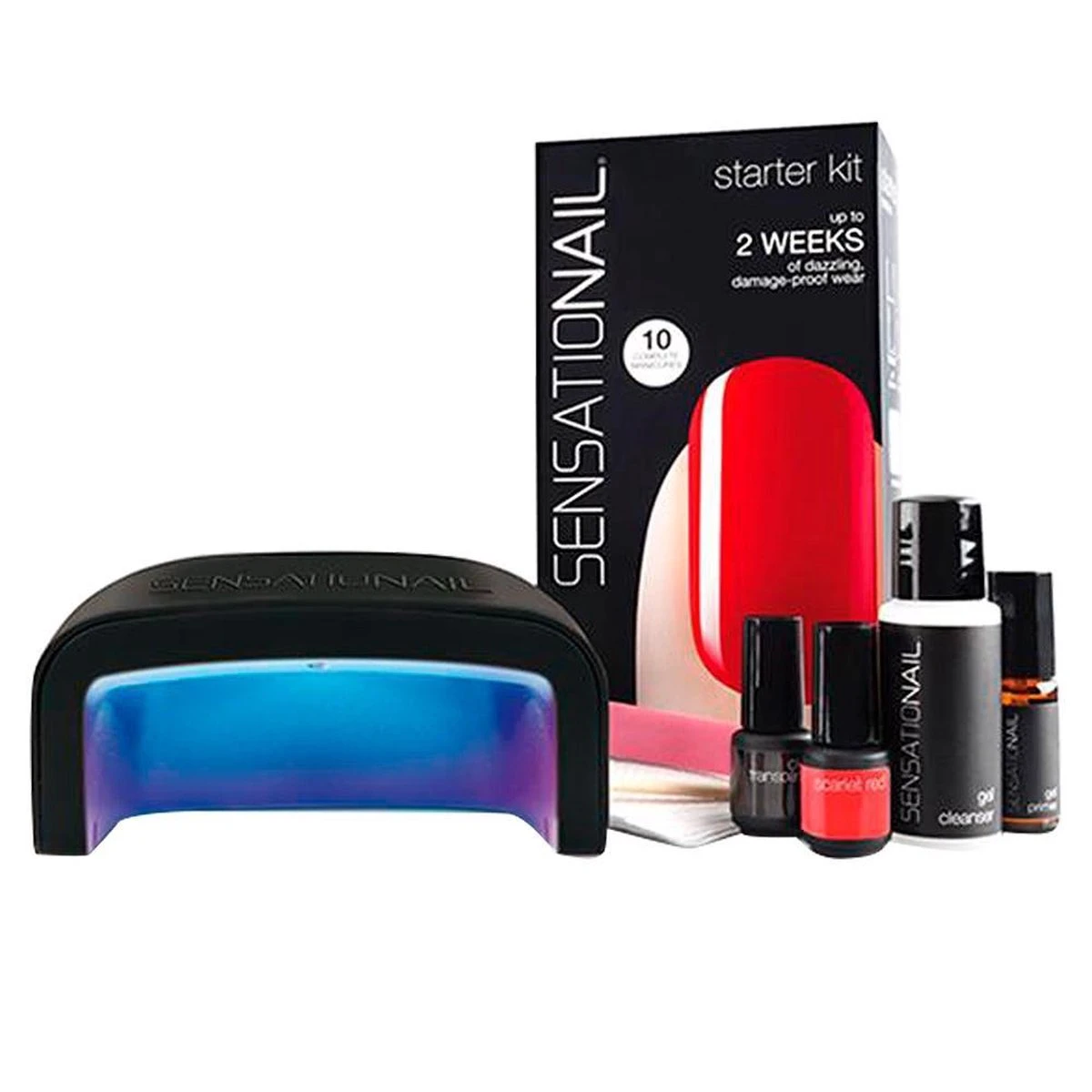 Sensationail Starter Kit - Scarlet Red - Gel Nagellak 1 Sensationail Starter Kit - Scarlet Red - Gel Nagellak