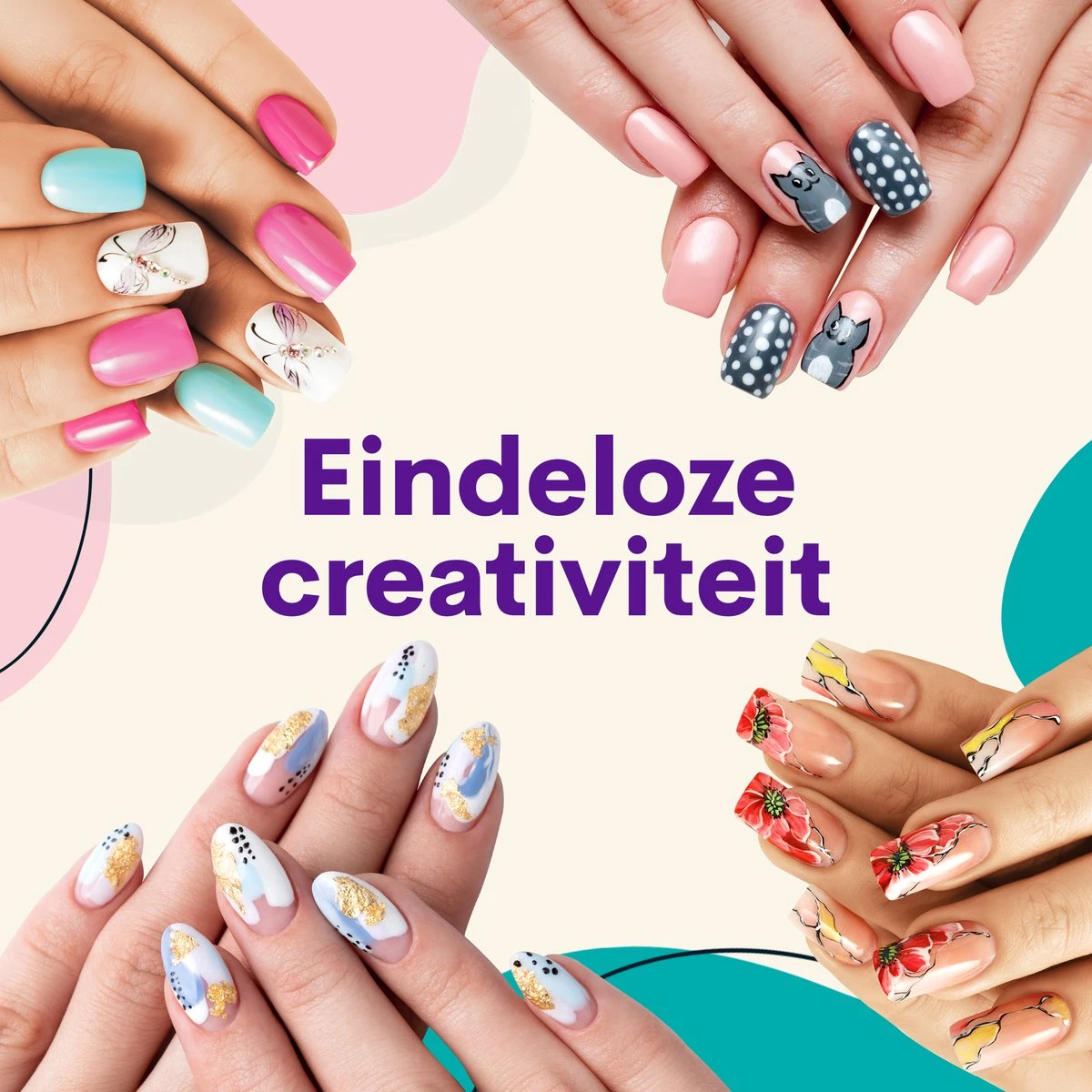 Merkloos Oefenhand Voor Nagels - Nailtrainer - Nagel Oefenhand - Compleet Acryl Nagels Starterpakket 9 Merkloos Oefenhand Voor Nagels - Nailtrainer - Nagel Oefenhand - Compleet Acryl Nagels Starterpakket - Afbeelding 9