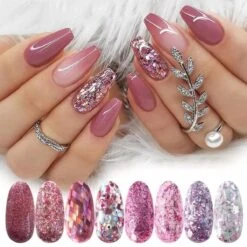 Glitter Poeder Nail Art Set - 8 Stuks - Rosé / Zilver / Roze / Glinster - Nagel Decoratie Strass 9 Glitter Poeder Nail Art Set - 8 Stuks - Rosé / Zilver / Roze / Glinster - Nagel Decoratie Strass -Cosmetica Winkel 1200x1200 2468