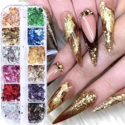 Doosje Met 12 Kleuren Goud Folie Voor Nail Art - Sparkolia Box - Nagel Decoratie -Cosmetica Winkel 1200x1200 2520