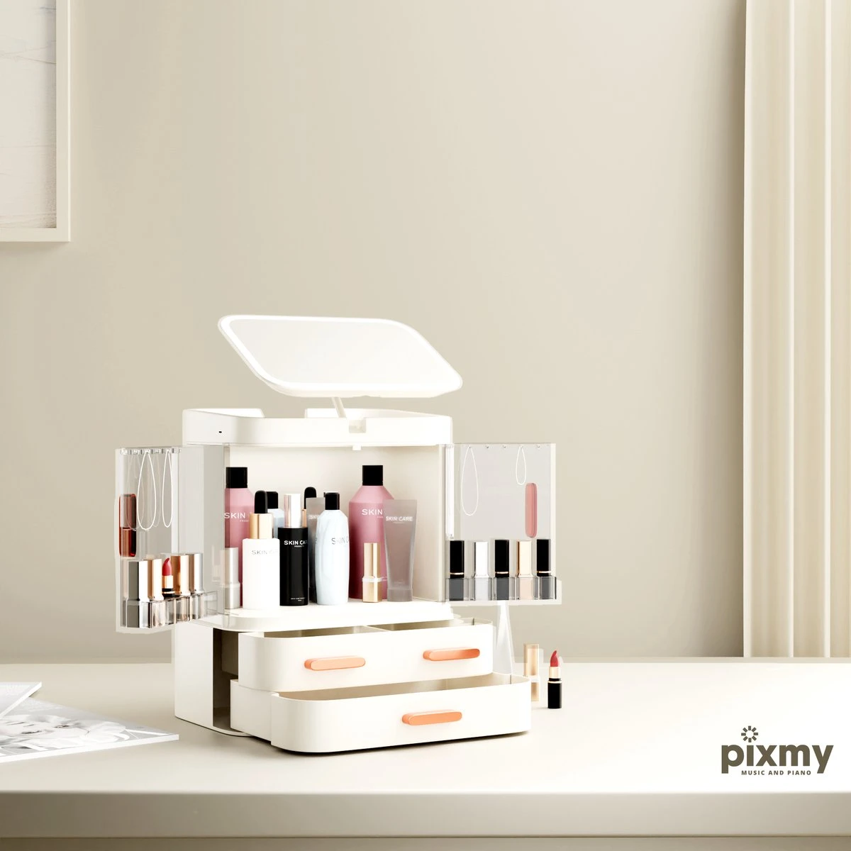 PIXMY® - Make Up Organizer – Ladekastje – Sieraden Houder – COMLWit 9 PIXMY® - Make Up Organizer – Ladekastje – Sieraden Houder – COMLWit - Afbeelding 9