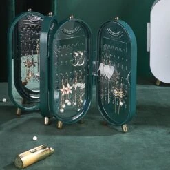 PIXMY® - Groen - Sieradenhouder - Oorbellenrekje - Sieradenrekje - Sieraden Organizer - Sieraden Doos - Sieraden Opbergen 12 PIXMY® - Groen - Sieradenhouder - Oorbellenrekje - Sieradenrekje - Sieraden Organizer - Sieraden Doos - Sieraden Opbergen -Cosmetica Winkel 1200x1200 2618