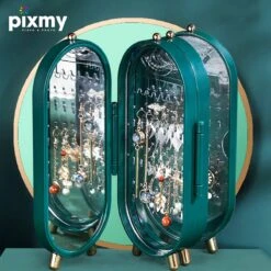 PIXMY® - Groen - Sieradenhouder - Oorbellenrekje - Sieradenrekje - Sieraden Organizer - Sieraden Doos - Sieraden Opbergen 14 PIXMY® - Groen - Sieradenhouder - Oorbellenrekje - Sieradenrekje - Sieraden Organizer - Sieraden Doos - Sieraden Opbergen -Cosmetica Winkel 1200x1200 2619