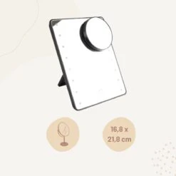 Orange85 Make-up Spiegel - Met Verlichting - LED - Met Vergrootglas - Zwart 9 Orange85 Make-up Spiegel - Met Verlichting - LED - Met Vergrootglas - Zwart -Cosmetica Winkel 1200x1200 2635