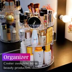 LuZana Make-Up Organizer - Beauty Organizer Voor Make Up - 360° Roterend - Opbergbox - Opbergdoos Cosmetica - Sieradendoos - Nagellak - Lippenstift - Transparant - Cadeautje Voor Vrouw 13 LuZana Make-Up Organizer - Beauty Organizer Voor Make Up - 360° Roterend - Opbergbox - Opbergdoos Cosmetica - Sieradendoos - Nagellak - Lippenstift - Transparant - Cadeautje Voor Vrouw -Cosmetica Winkel 1200x1200 2657
