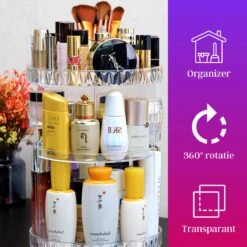 LuZana Make-Up Organizer - Beauty Organizer Voor Make Up - 360° Roterend - Opbergbox - Opbergdoos Cosmetica - Sieradendoos - Nagellak - Lippenstift - Transparant - Cadeautje Voor Vrouw 17 LuZana Make-Up Organizer - Beauty Organizer Voor Make Up - 360° Roterend - Opbergbox - Opbergdoos Cosmetica - Sieradendoos - Nagellak - Lippenstift - Transparant - Cadeautje Voor Vrouw -Cosmetica Winkel 1200x1200 2659