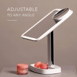 LED Make-up Spiegel Met 3 Lichtinstellingen En 15x Vergrotingsspiegel - Kies Tussen Natuurlijk Daglicht, Zacht Wit Of Neutraal Wit Licht (Aura) 12 LED Make-up Spiegel Met 3 Lichtinstellingen En 15x Vergrotingsspiegel - Kies Tussen Natuurlijk Daglicht, Zacht Wit Of Neutraal Wit Licht (Aura) -Cosmetica Winkel 1200x1200 2667