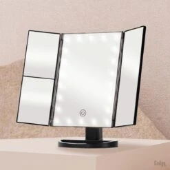 Gadgy Make Up Spiegel – Spiegel Verlichting – Moederdag Cadeautje - Cosmetica Spiegel - Scheerspiegel - Staand Met 2 Vergrootspiegels - Op Batterijen Of USB (kabel Incl) -Cosmetica Winkel 1200x1200 2788
