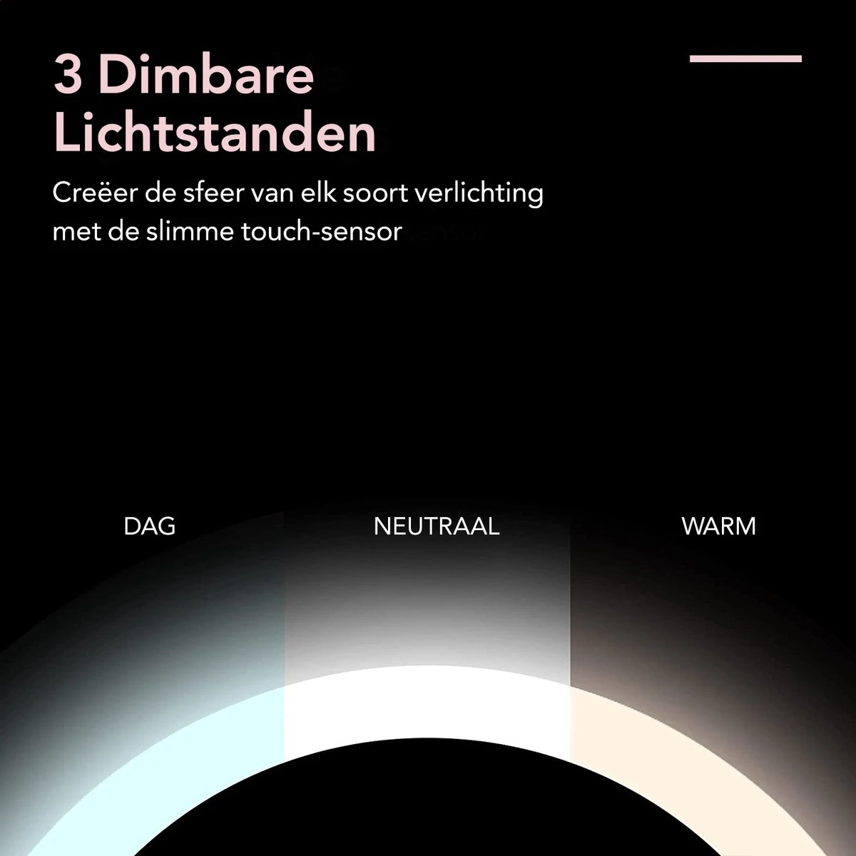 Make-up Spiegel Van Sanicraft® - USB Oplaadbaar - 360 Graden Draaibaar - Make Up Spiegel Met LED Verlichting - Afneembaar 10x Vergroting Spiegeltje - Diameter 17cm 4 Make-up Spiegel Van Sanicraft® - USB Oplaadbaar - 360 Graden Draaibaar - Make Up Spiegel Met LED Verlichting - Afneembaar 10x Vergroting Spiegeltje - Diameter 17cm - Afbeelding 4