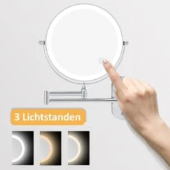 360° Draaibaar LED Scheerspiegel Met 5X Vergroting - 3 Lichtstanden - Dimstanden - Badkamerspiegel Met Natuurlijk Licht - Make-up Spiegel - Draadloos - Werkt Op Batterijen 14 360° Draaibaar LED Scheerspiegel Met 5X Vergroting - 3 Lichtstanden - Dimstanden - Badkamerspiegel Met Natuurlijk Licht - Make-up Spiegel - Draadloos - Werkt Op Batterijen -Cosmetica Winkel 1200x1200 2801
