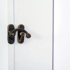 HOMCOM 2-in-1 Sieradenkast Wandspiegel Spiegelkast Sieraden Ladekast Spiegel 833-102WT -Cosmetica Winkel 1200x1200 2807