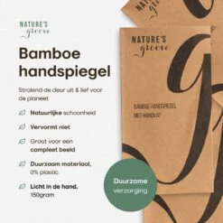 Bamboe Handspiegel Met Handvat - 15 Cm - Make Up Spiegel / Scheerspiegel / Kappersspiegel - 150 Gram - Kapper -Cosmetica Winkel 1200x1200 2829