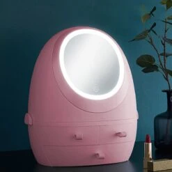 Make Up Organizer Met Make Up Spiegel En Led Verlichting | Usb Opladen Make-Up Tool Organizer Cosmetische Opbergdoos Draagbare Lade Led Spiegel Make-Up Tool Kits Opbergrek Maquillage | Make Up Spiegel Met Verlichting | Make Up Organizer Lades - Roze 12 Make Up Organizer Met Make Up Spiegel En Led Verlichting | Usb Opladen Make-Up Tool Organizer Cosmetische Opbergdoos Draagbare Lade Led Spiegel Make-Up Tool Kits Opbergrek Maquillage | Make Up Spiegel Met Verlichting | Make Up Organizer Lades - Roze -Cosmetica Winkel 1200x1200 2927