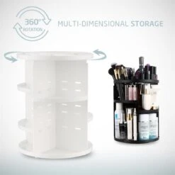 UNIQ 360° Roterend Make-Up Organizer - Beauty Organizer Voor Huidverzorging En Make-up - Opbergbox - Wit 8 UNIQ 360° Roterend Make-Up Organizer - Beauty Organizer Voor Huidverzorging En Make-up - Opbergbox - Wit -Cosmetica Winkel 1200x1200 2953