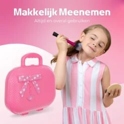 Make Up Koffer 25 Delig - Roze - Make Up Koffer Met Inhoud - Make Up Koffer Meisjes - Make Up Koffer Kinderen - Make Up Set Voor Meisjes -Cosmetica Winkel 1200x1200 3065