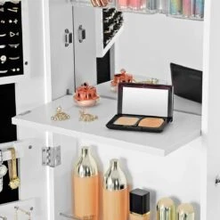 Nancy's Make-up Organizer – Sieraden & Spiegelkast – Spiegelkast, Deur & Wandhouder Met Binnenspiegel – Make-up Opbergen -Cosmetica Winkel 1200x1200 3136