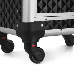 Songmics Kapperskoffer - Cosmetica Trolley - Cosmetica Koffer - Make-up Koffer - Visagie Koffer - Make Up Trolley - Op Wielen - Zwart -Cosmetica Winkel 1200x1200 3142