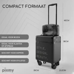 PIXMY® - MT130-S - Make Up Koffer - Cosmetica Koffer - DESIGN 16 PIXMY® - MT130-S - Make Up Koffer - Cosmetica Koffer - DESIGN -Cosmetica Winkel 1200x1200 3169