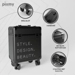 PIXMY® - MT130-S - Make Up Koffer - Cosmetica Koffer - DESIGN 19 PIXMY® - MT130-S - Make Up Koffer - Cosmetica Koffer - DESIGN -Cosmetica Winkel 1200x1200 3172