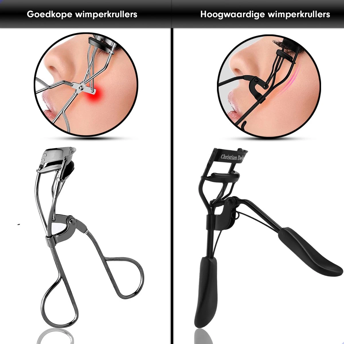 Christian Deluxe - Professionele Wimperkruller - Midnight Sky - Zwart 7 Christian Deluxe - Professionele Wimperkruller - Midnight Sky - Zwart - Afbeelding 7