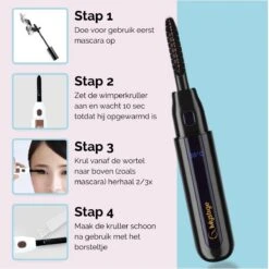 3-Delige Elektrische Wimperkruller Set – Incl. Wimperserum & Wimperborstel – Wimperlifting Set – Lash Lift – Lange, Gekrulde En Volle Wimpers – Eyelash Curler 11 3-Delige Elektrische Wimperkruller Set – Incl. Wimperserum & Wimperborstel – Wimperlifting Set – Lash Lift – Lange, Gekrulde En Volle Wimpers – Eyelash Curler -Cosmetica Winkel 1200x1200 3230