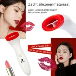 BenjaBeauty Lip Plumper - Lippen - Lipstick - Lippenbalsem - Rood - Wit 12 BenjaBeauty Lip Plumper - Lippen - Lipstick - Lippenbalsem - Rood - Wit -Cosmetica Winkel 1200x1200 351