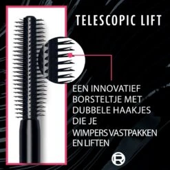 L'Oréal Paris Telescopic Lift Mascara – Zwart - Mascara Voor Lange, Gelifte Wimpers En Volume – 9,9ML 9 L'Oréal Paris Telescopic Lift Mascara – Zwart - Mascara Voor Lange, Gelifte Wimpers En Volume – 9,9ML -Cosmetica Winkel 1200x1200 474