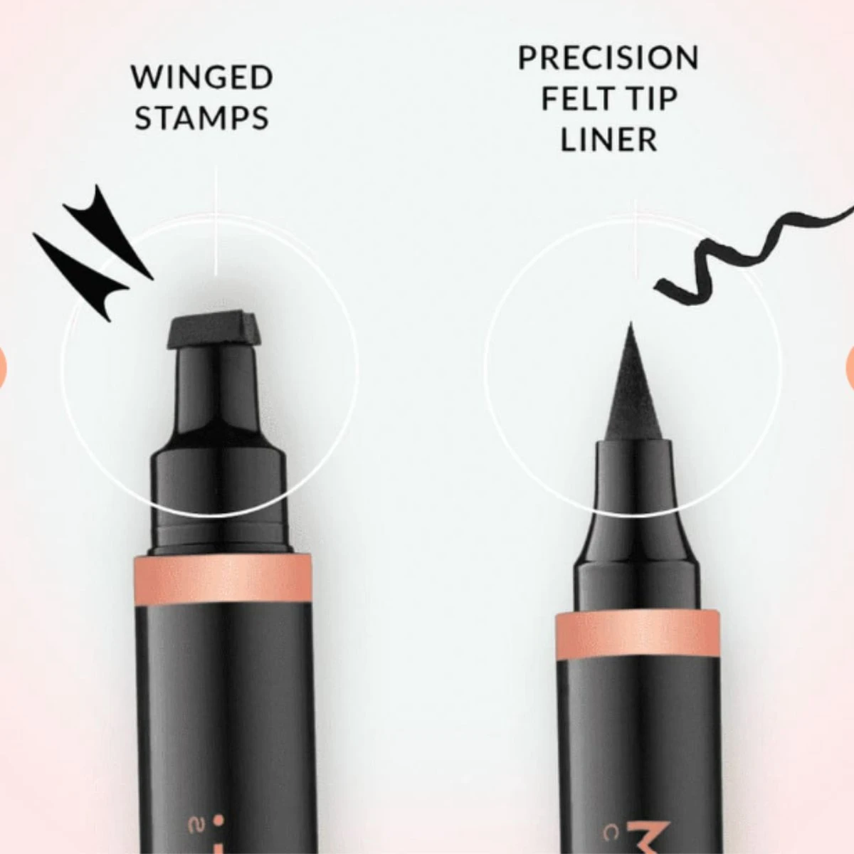 MARBL. Cosmetics - Easy Wing - Eyeliner Stempel - 6MM - 5 MARBL. Cosmetics - Easy Wing - Eyeliner Stempel - 6MM - - Afbeelding 5