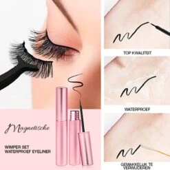 Merkloos Magnetische Wimpers - Open Oog - Magnetische Nep Wimpers Met 2 Magnetic Eyeliners En Applicator - Valse Wimpers - Magnetic Lashes - Magnetische Wimpers Set -Cosmetica Winkel 1200x1200 718
