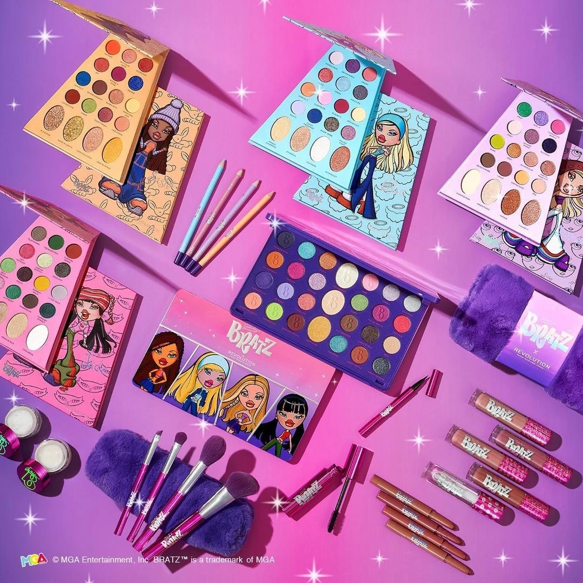 Makeup Revolution X Bratz Limitless Eyeshadow Palette - Oogschaduw Palette 6 Makeup Revolution X Bratz Limitless Eyeshadow Palette - Oogschaduw Palette - Afbeelding 6