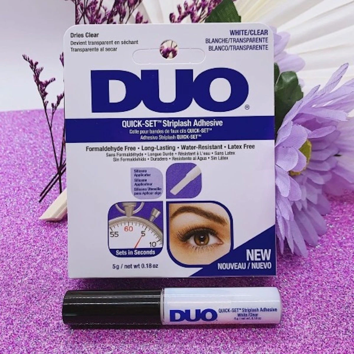 DUO - Quick-Set Lash Adhesive Brush-On Wimperlijm - Clear 3 DUO - Quick-Set Lash Adhesive Brush-On Wimperlijm - Clear - Afbeelding 3