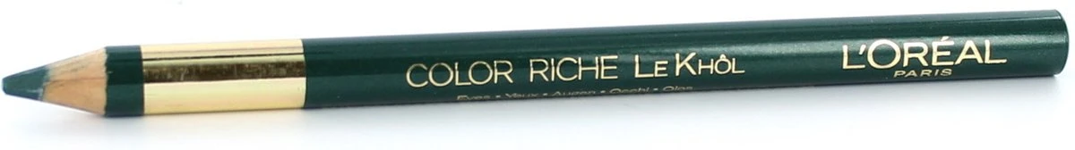 L'Oréal Color Riche Le Khol Oogpotlood - 116 Rainforest Green 3 L'Oréal Color Riche Le Khol Oogpotlood - 116 Rainforest Green - Afbeelding 3