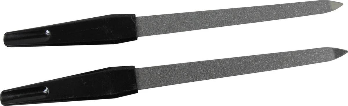 Nagelvijlen Van Metaal Verpakt Per 2 Stuks Zwart 1 Nagelvijlen Van Metaal Verpakt Per 2 Stuks Zwart