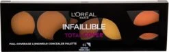 L'Oréal Paris LMU Inf.TCover Conceal.palette 2 Dark S Concealermake-up -Cosmetica Winkel 1200x367 1
