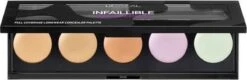 L'Oréal Paris Infallible Total Cover Concealer Palette - 105 Red Fiction -Cosmetica Winkel 1200x390 1