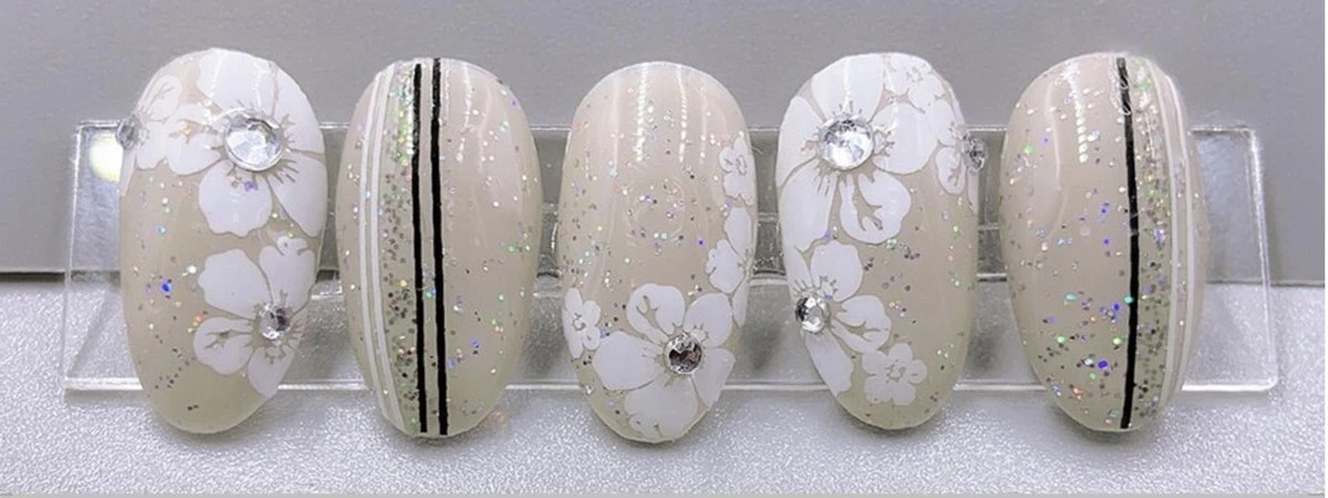 GUAPÀ - Nail Art 3D Bloemetjes NagelStickers - Nagel Decoratie & Versiering Folie - 92 Stuks 2 GUAPÀ - Nail Art 3D Bloemetjes NagelStickers - Nagel Decoratie & Versiering Folie - 92 Stuks - Afbeelding 2