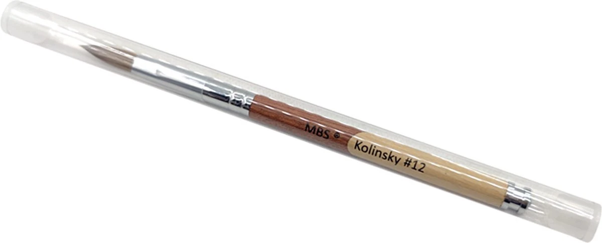 KOLINSKY ACRYL PENSEEL #12 - Kolinsky Penseel - Acryl Penseel - Acryl Nagels - Hout 3 KOLINSKY ACRYL PENSEEL #12 - Kolinsky Penseel - Acryl Penseel - Acryl Nagels - Hout - Afbeelding 3