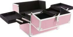 AREBOS Cosmeticakoffer Beauty Case Multikoffer 15 L Roze -Cosmetica Winkel 1200x616