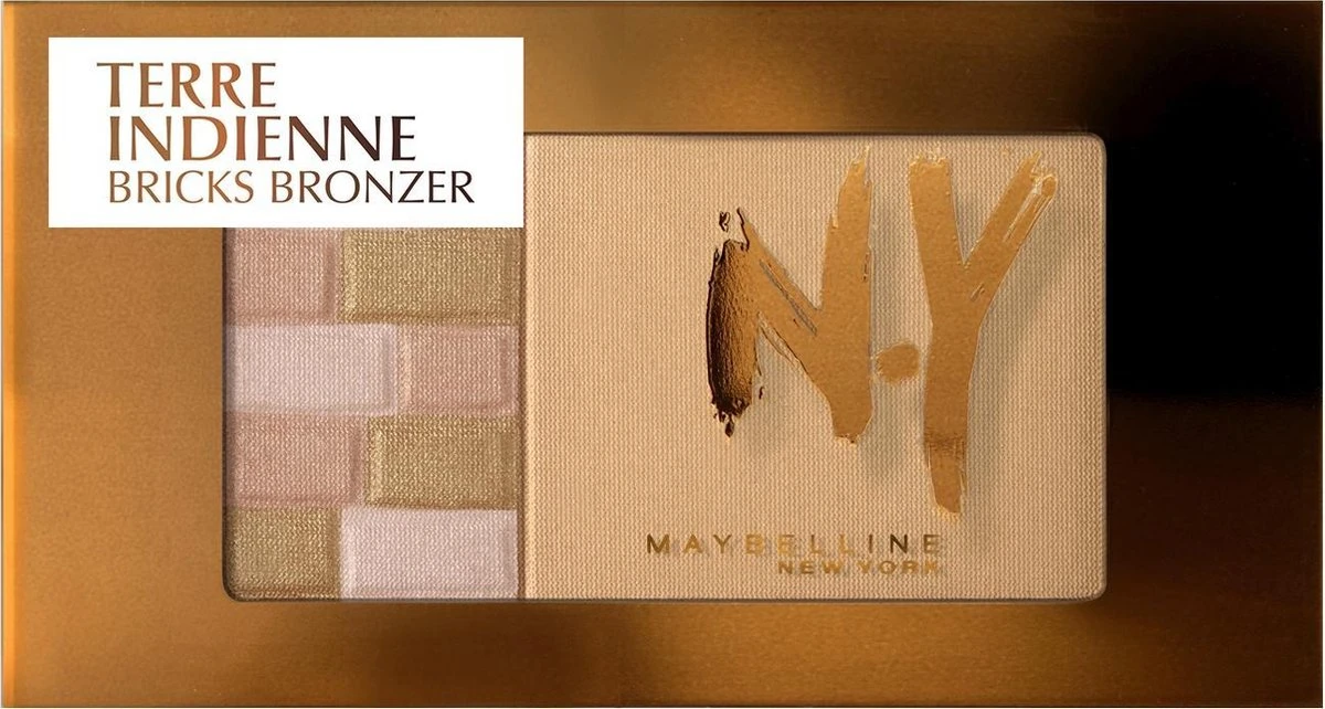 Maybelline Bricks Bronzer En Highlighter - 01 Blondes 1 Maybelline Bricks Bronzer En Highlighter - 01 Blondes