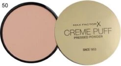 Max Factor Creme Puff Compact Gezichtspoeder - 50 Natural 20 Max Factor Creme Puff Compact Gezichtspoeder - 50 Natural -Cosmetica Winkel 1200x659