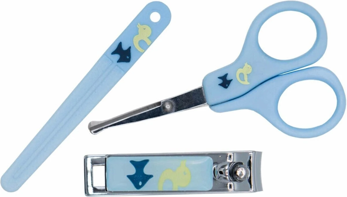 Manicureset Voor Baby's : Schaar, Vijl En Knijpertje 1 Manicureset Voor Baby's : Schaar, Vijl En Knijpertje