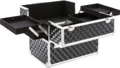 AREBOS Cosmeticakoffer Beauty Case Multikoffer 15 L Zwart -Cosmetica Winkel 1200x684 3