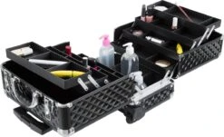 Dreamble Make-up Koffer - Make-up Trolley - Zwart - Rijdbaar - Met Wieltjes - Compact - 8 Vakken - Met Slot - 2 Sleutels 13 Dreamble Make-up Koffer - Make-up Trolley - Zwart - Rijdbaar - Met Wieltjes - Compact - 8 Vakken - Met Slot - 2 Sleutels -Cosmetica Winkel 1200x732 3
