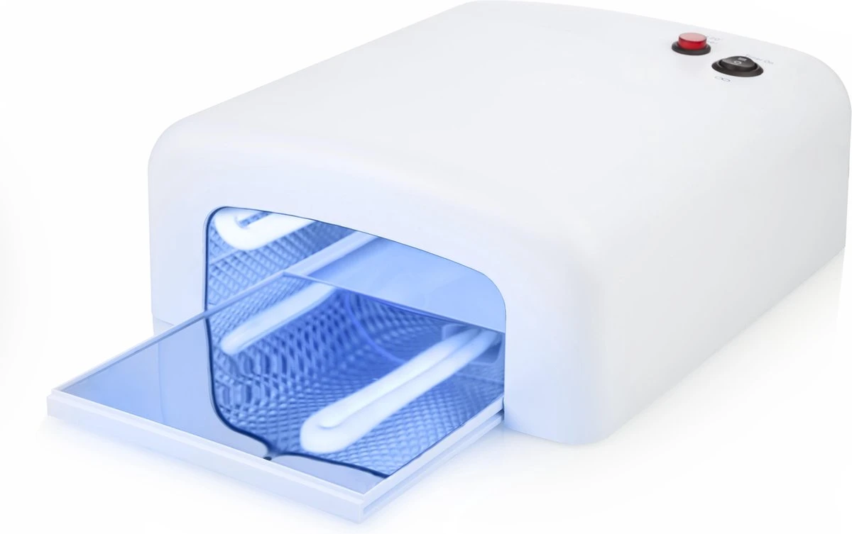 Merkloos Nageldroger UV-lamp 36 Watt - Lamp Nagels - Gellak - Gelnagels - Gel Nagellak Droger - Nagellamp - Nagel Lamp - Wit 2 Merkloos Nageldroger UV-lamp 36 Watt - Lamp Nagels - Gellak - Gelnagels - Gel Nagellak Droger - Nagellamp - Nagel Lamp - Wit - Afbeelding 2