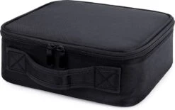 Merkloos Make-up Koffer - Cosmetica - Visagie Opbergtas - Beauty Organizer Met Verstelbare Vakken - 34x23x8CM - Zwart -Cosmetica Winkel 1200x754 4