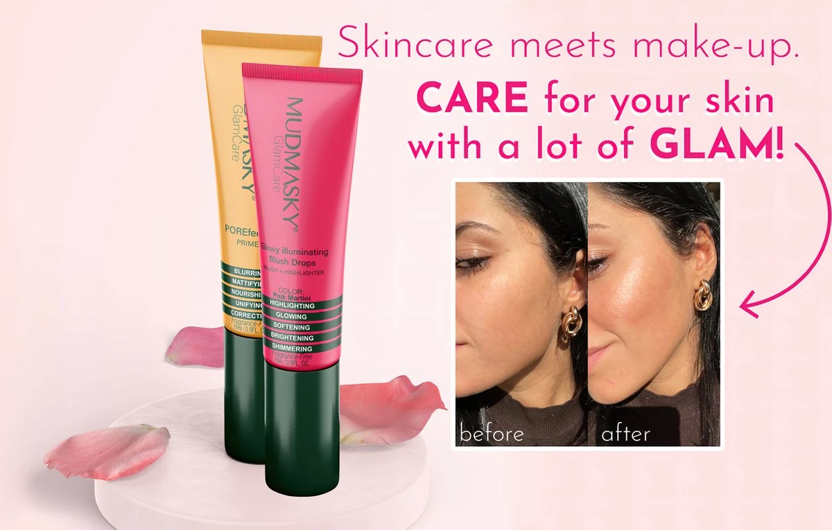 POREfection® Mattifying Face Primer By MUDMASKY® - Gladmakend - Voedend + Matterende Primer - Voorkomt Glans & Matteert De Huid - Poriën Zijn Minder Zichtbaar - Pore Minimizing Primer Make-Up - Langhoudende Make-up 2 POREfection® Mattifying Face Primer By MUDMASKY® - Gladmakend - Voedend + Matterende Primer - Voorkomt Glans & Matteert De Huid - Poriën Zijn Minder Zichtbaar - Pore Minimizing Primer Make-Up - Langhoudende Make-up - Afbeelding 2