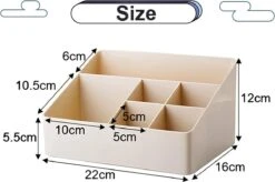 Merkloos Make-Up Organizer - Opbergdoos - Cosmetica - Wit/Creme -Sieraden - Nagelak - Make Up Organizer - Make Up Organizers -Cosmetica Winkel 1200x798 6