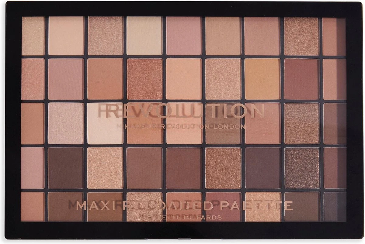 Makeup Revolution - Maxi Reloaded Palette - Nudes - Oogschaduw 1 Makeup Revolution - Maxi Reloaded Palette - Nudes - Oogschaduw