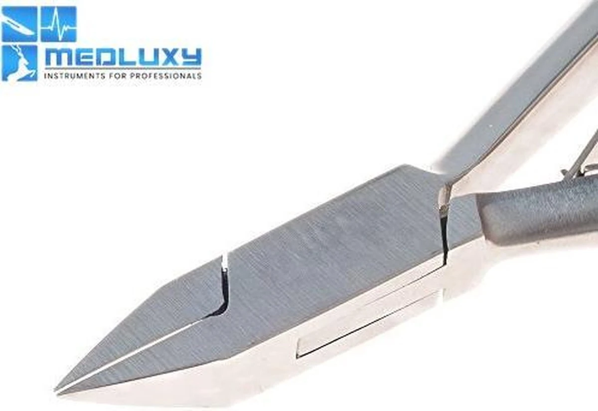 MEDLUXY - Nageltang - Hoektang ( Ingegroeide Nagels , Nagelhoekjes ) Spits Rechte Bek - Nagelknipper - 13 Cm 4 MEDLUXY - Nageltang - Hoektang ( Ingegroeide Nagels , Nagelhoekjes ) Spits Rechte Bek - Nagelknipper - 13 Cm - Afbeelding 4