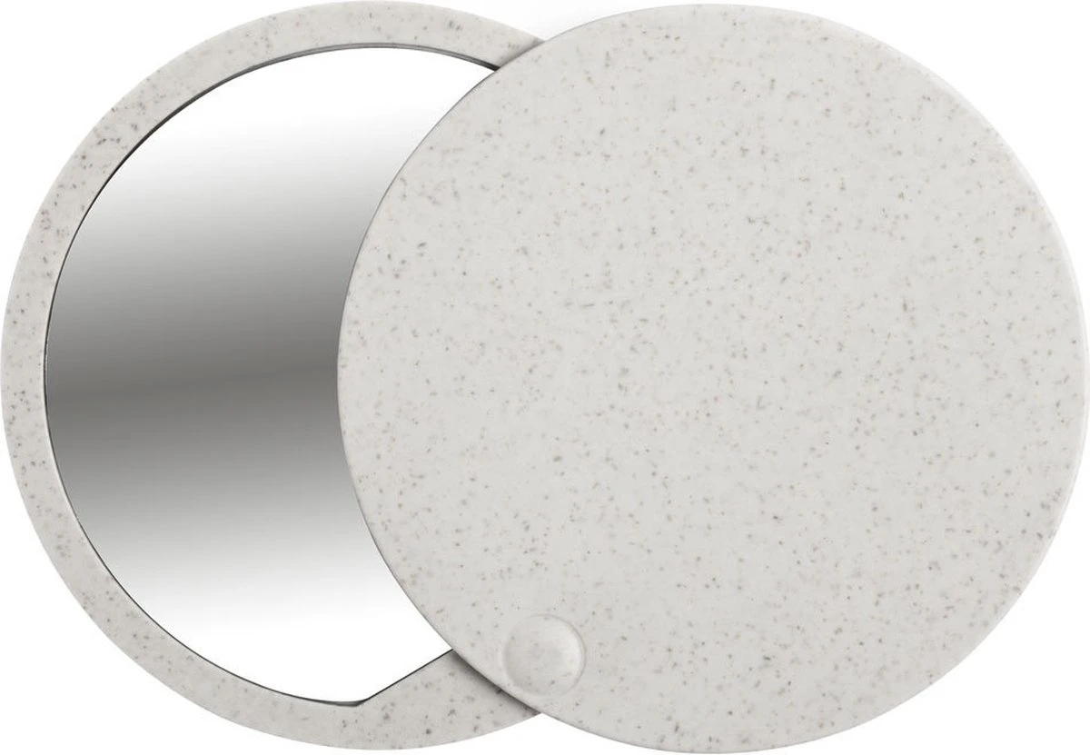 Merkloos Make-up Spiegel - Zakspiegel - Reisspiegel - Rond - Compact - Uitschuifbaar - Dames - 7 Cm - Tarwestro - ABS - Naturel 1 Merkloos Make-up Spiegel - Zakspiegel - Reisspiegel - Rond - Compact - Uitschuifbaar - Dames - 7 Cm - Tarwestro - ABS - Naturel